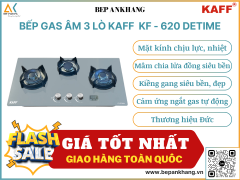 Bếp gas âm 2 lò KAFF KF - 620 DETIME - Thương hiệu Đức